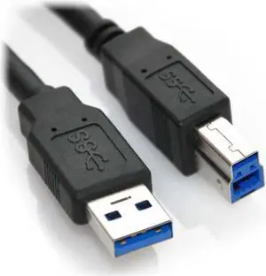 AYA 3Ft (3 Feet) Certified SuperSpeed USB 3.0 A-Male to B-Male Cable AYA 3Ft (3 Feet) Certified SuperSpeed USB 3.0 A-Male to B-Male Cable