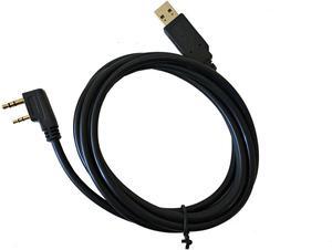 AYA USB Programming Cable with Genuine FTDI Chip for BaoFeng, Kenwood, AnyTone 6 Feet - FTDI-USB-BOFG