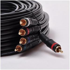 AYA 12Ft 5-RCA Component Video/Audio Coaxial Cable RG-59/U for HDTV DVD VCR