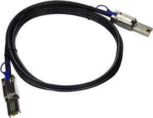 AYA 3.3Ft (1M) 28AWG External Mini SAS 26pin (SFF-8088) Male to Mini SAS 26pin (SFF-8088) Male Cable AGI-11SA-8888-1M