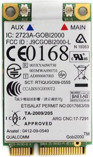 Dell 5620 Gobi 2000 WCDMA GV33N ATT GPRS 2G 3G WWAN Wireless Mini PCI-E Card