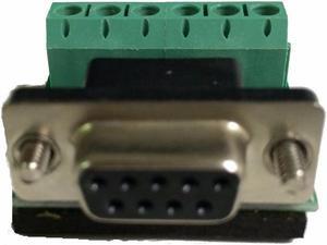 RS422 RS485 Serial DB9 to Terminal Block Adapter