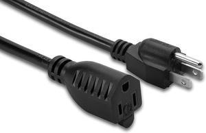 AYA 25Ft (25 Feet) Heavy Duty Power Extension Cord 16AWG 13A, 125V (NEMA 5-15P to NEMA 5-15R) UL, CSA, RoHS