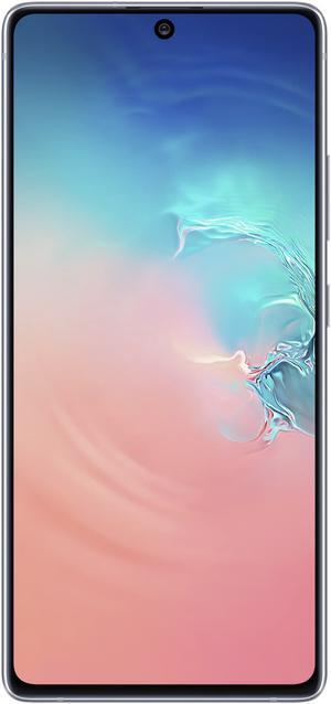 Samsung Galaxy S10 Lite (SM-G770F/DS) 6.7" Display, 128GB Memory + 6GB RAM, 48MP Camera, 4G Version, Factory Unlock, International Version (No Warranty) - Prism White