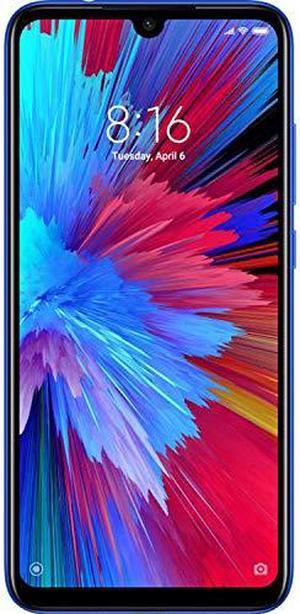 Xiaomi Redmi Note 7 128GB + 4GB RAM 6.3" FHD+ LTE Factory Unlocked 48MP GSM Smartphone (Global Version) (Neptune Blue)