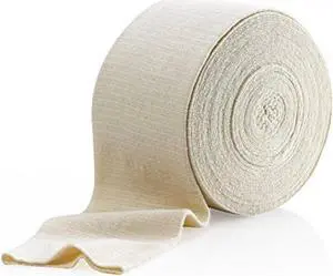 Elastic Tubular Support Bandage Size F, 10M Box - Natural Color (4" x 33 Feet) For Large Knee Support Bandage -Medium to Large Thigh, Cotton Spandex Elastic Tubular Support Bandage Size F, 10M Box - Natural Color (4" x 33 Feet) For Large Knee Support Bandage -Medium to Large Thigh, Cotton Spandex
