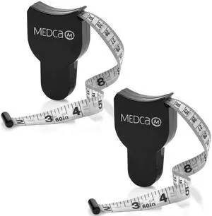 Body Tape Measure - (2 Pack) Measuring Tapes for Body and Fat Weight Monitors, (Inches & CM) Retractable Tape Measure Ruler for Accurate Body Fat Calculator Helps Calculate Fitness Body Measurements Body Tape Measure - (2 Pack) Measuring Tapes for Body and Fat Weight Monitors, (Inches & CM) Retractable Tape Measure Ruler for Accurate Body Fat Calculator Helps Calculate Fitness Body Measurements