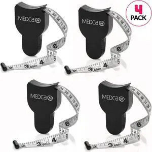 Body Tape Measure - (4 Pack) Measuring Tape for Body and Body Fat Measuring Device Fitness & Weight Monitors, (Inches & cm) Retractable Tapes Measure Ruler for Accurate Body Fat Calculator Body Tape Measure - (4 Pack) Measuring Tape for Body and Body Fat Measuring Device Fitness & Weight Monitors, (Inches & cm) Retractable Tapes Measure Ruler for Accurate Body Fat Calculator