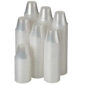 Clear Medicine Cups (1oz) - Pack of 500 - Plastic Disposable Graduated Medicine Cups with Measurements for Medication Arts & Crafts Mouthwash and More Clear Medicine Cups (1oz) - Pack of 500 - Plastic Disposable Graduated Medicine Cups with Measurements for Medication Arts & Crafts Mouthwash and More