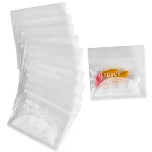 Extra-Thick Pill Pouch Bags - (Pack of 100) 3" x 2" 8 Mil - BPA Free, Poly Bag Disposable Zipper Pills Baggies, Daily AM PM Travel Medicine Organizer Storage Pouches, Clear Reusable w/Write-on Labels Extra-Thick Pill Pouch Bags - (Pack of 100) 3" x 2" 8 Mil - BPA Free, Poly Bag Disposable Zipper Pills Baggies, Daily AM PM Travel Medicine Organizer Storage Pouches, Clear Reusable w/Write-on Labels