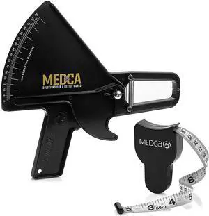 Pro Skinfold Caliper and Body Measurement Tape - Precision Body Fat Tool Plus BMI Chart - Accurately Measure and Gauge Body Fat Help Track Weight Loss and Achieve Fitness Goals for Men and Women Pro Skinfold Caliper and Body Measurement Tape - Precision Body Fat Tool Plus BMI Chart - Accurately Measure and Gauge Body Fat Help Track Weight Loss and Achieve Fitness Goals for Men and Women