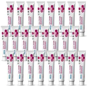 High-Potency 20% Zinc Oxide Ointment - (Pack of 24) Baby Diaper Rash Cream and Gentle Skin Protectant Barrier for Chafed Skin, Wetness Daily & Overnight Protection Soothing, Hypoallergenic, 1oz Tubes High-Potency 20% Zinc Oxide Ointment - (Pack of 24) Baby Diaper Rash Cream and Gentle Skin Protectant Barrier for Chafed Skin, Wetness Daily & Overnight Protection Soothing, Hypoallergenic, 1oz Tubes