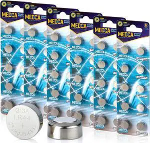 Hearing Aid Batteries - Pack of 60 AG13 Size Batteries for Hearing Amplifiers - 60 Pcs Hearing Aid Batteries - Pack of 60 AG13 Size Batteries for Hearing Amplifiers - 60 Pcs