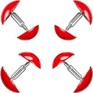 MEDca Amazing Shoe Stretcher - Unique Design - Lightweight & Handy - Strong & Durable Materials - Sold As a Pack of 2 - 4 STRETCHERS - RED MEDca Amazing Shoe Stretcher - Unique Design - Lightweight & Handy - Strong & Durable Materials - Sold As a Pack of 2 - 4 STRETCHERS - RED