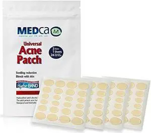 Acne Absorbing Covers - Hydrocolloid Acne Care Bandages (96 Count) 3 Universal Patch Sizes, Acne Blemish Treatment for Face & Skin Spot Pore Patch Conceals, Reduce Pimples Blackheads, Package May Vary