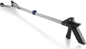 Reacher Grabber Tool - Gripping Device - Lightweight Durable Folding Claw Extends Arm Reach to 32 Inches Ideal Indoor and Outdoor Reaching Mobility Aid and Trash Grabber Picker Upper Tool