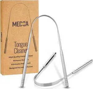 Tongue Scraper - Stainless Steel Tongue Cleaner Brush for Help Getting Rid of Bad Breath and Bacteria | Food Scraper to Keep Your Mouth & Teeth Healthy and Clean - Essential Dental Hygiene Kit Tongue Scraper - Stainless Steel Tongue Cleaner Brush for Help Getting Rid of Bad Breath and Bacteria | Food Scraper to Keep Your Mouth & Teeth Healthy and Clean - Essential Dental Hygiene Kit