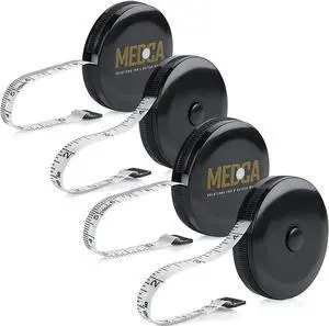 Tape Measure for Body Measuring Tape - (Pack of 4) Dual Sided Inch and cm, Portable, Retractable Soft Ruler Tool for Measurements Body Fat, Fitness Sewing and Accurate Body Fat Calculator Tape Measure for Body Measuring Tape - (Pack of 4) Dual Sided Inch and cm, Portable, Retractable Soft Ruler Tool for Measurements Body Fat, Fitness Sewing and Accurate Body Fat Calculator