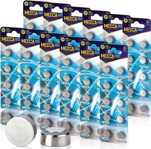 MEDca LR44 Batteries 120 Count P/k 1.5V Alkaline Hearing Aids Amplifiers