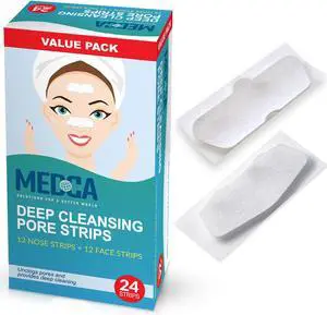 MEDca Deep Cleansing Nose Pore Strips, 24 Count MEDca Deep Cleansing Nose Pore Strips, 24 Count