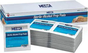 Alcohol Wipes - Sterile Alcohol Prep Pads, Antiseptic Sanitizer Swab Pads, 2-Ply Cotton 70% Isopropyl Individually Wrapped Box of 500 Alcohol Wipes - Sterile Alcohol Prep Pads, Antiseptic Sanitizer Swab Pads, 2-Ply Cotton 70% Isopropyl Individually Wrapped Box of 500