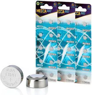 1.5V Alkaline Batteries - LR41, 192, 92A,LR736, and AG3 Battery - Button Coin Cell for Hearing Aids, Amplifiers, Clocks, Toys, Remotes, Calculators, Lasers, Long Lasting Power, Anti Corrosion, 30 Pcs 1.5V Alkaline Batteries - LR41, 192, 92A,LR736, and AG3 Battery - Button Coin Cell for Hearing Aids, Amplifiers, Clocks, Toys, Remotes, Calculators, Lasers, Long Lasting Power, Anti Corrosion, 30 Pcs
