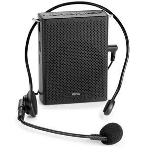 Portable Mini Voice Amplifier, Built-in Rechargeable Wired Portable Microphone and Speaker with Waist-Band, Bluetooth Megaphone PA System Supports MP3, Aux for Teachers, Trainers, Presenters Portable Mini Voice Amplifier, Built-in Rechargeable Wired Portable Microphone and Speaker with Waist-Band, Bluetooth Megaphone PA System Supports MP3, Aux for Teachers, Trainers, Presenters