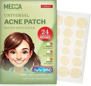 Acne Pimple Patch Absorbing Cover 24 Count 3 Sizes Acne Pimple Patch Absorbing Cover 24 Count 3 Sizes