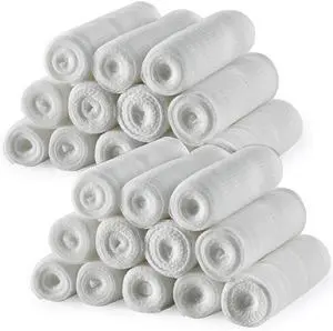 Gauze Bandage Rolls - Pack of 24, 4 x 4 Yards Per Roll of Medical Grade Gauze Bandage and Stretch Bandage Wrapping for Dressing All Types of Wounds and First Aid Kit by MEDca Gauze Bandage Rolls - Pack of 24, 4 x 4 Yards Per Roll of Medical Grade Gauze Bandage and Stretch Bandage Wrapping for Dressing All Types of Wounds and First Aid Kit by MEDca