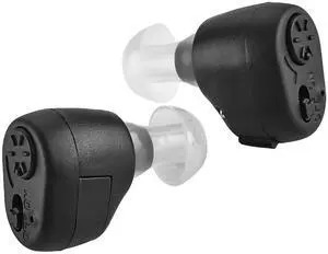 Digital Hearing Amplifier - In-The-Canal (ITC) Pair of In Ear Sound Amplification Devices, Audiologist and Doctor Designed Personal Sound Amplifier for Adults and Sound Enhancer Set, (Black) Digital Hearing Amplifier - In-The-Canal (ITC) Pair of In Ear Sound Amplification Devices, Audiologist and Doctor Designed Personal Sound Amplifier for Adults and Sound Enhancer Set, (Black)