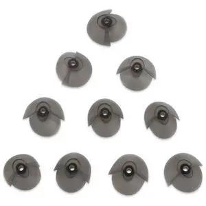 MEDca Tulip Hearing Aid Domes 10 Pack, Standard Receiver Replacement Ear Tips for BTE, RIE, ITE and PSAP Sound Amplifiers, Semi-Open Dark Gray Ear Domes MEDca Tulip Hearing Aid Domes 10 Pack, Standard Receiver Replacement Ear Tips for BTE, RIE, ITE and PSAP Sound Amplifiers, Semi-Open Dark Gray Ear Domes