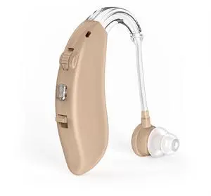 MEDca Rechargeable Digital Hearing Amplifier, BTE Personal Sound Amplifier with Digital Volume Control, Rechargeable Hearing Amplifier Set, Lightweight Behind-the-Ear Design, 3 Ear Tips MEDca Rechargeable Digital Hearing Amplifier, BTE Personal Sound Amplifier with Digital Volume Control, Rechargeable Hearing Amplifier Set, Lightweight Behind-the-Ear Design, 3 Ear Tips