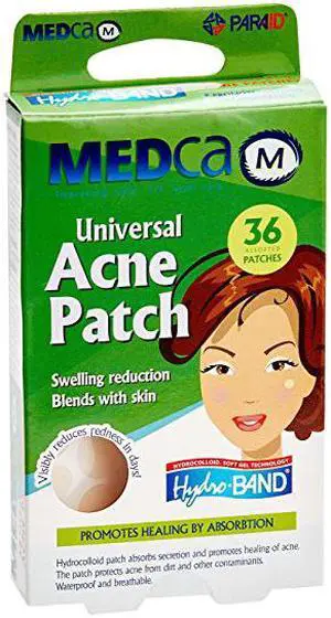 MEDca Universal Acne Pimple Patch Absorbing Cover 36 Count Two Sizes MEDca Universal Acne Pimple Patch Absorbing Cover 36 Count Two Sizes