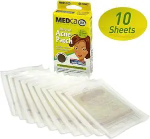 MEDca Acne Pimple Master Patch Absorbing Cover 24 Count Three Sizes 10 Sheets MEDca Acne Pimple Master Patch Absorbing Cover 24 Count Three Sizes 10 Sheets