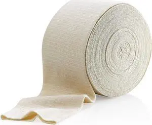 Elastic Tubular Support Bandage Size F, 10M Box - Natural Color (4 x 33 Feet) For Large Knee Support Bandage -Medium to Large Thigh, Cotton Spandex Elastic Tubular Support Bandage Size F, 10M Box - Natural Color (4 x 33 Feet) For Large Knee Support Bandage -Medium to Large Thigh, Cotton Spandex