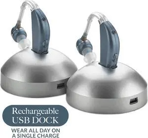 Digital Hearing Amplifier - Qty 2 By MEDca Digital Enhancer & BTE Sound Amplifiers Digital Hearing Amplifier - Qty 2 By MEDca Digital Enhancer & BTE Sound Amplifiers