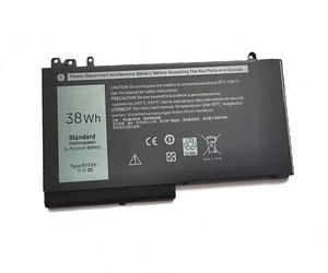 Battery for Dell Latitude E5450 E5550 E5250 RYXXH 38WH, 11.4V, 7.6Ah, Li-ion, 1-Year Warranty Battery for Dell Latitude E5450 E5550 E5250 RYXXH 38WH, 11.4V, 7.6Ah, Li-ion, 1-Year Warranty