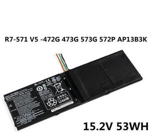 Battery for Acer Aspire R7-571 V5-472G V5-473G V5-573G V5-572P 11.4V 3220mAh AP13B3K High Capacity, 12-Month Warranty Battery for Acer Aspire R7-571 V5-472G V5-473G V5-573G V5-572P 11.4V 3220mAh AP13B3K High Capacity, 12-Month Warranty