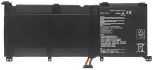 C41N1416 Replacement Battery for ASUS UX501J UX501LW N501L N501JW G601JW 15.4V 96Wh 6000mAh High Capacity, 2-Year Warranty C41N1416 Replacement Battery for ASUS UX501J UX501LW N501L N501JW G601JW 15.4V 96Wh 6000mAh High Capacity, 2-Year Warranty