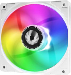 BitFenix Spectre Digital ARGB (3 pin 5V) PC Gaming Silent Fan – 120mm White, Nova Mesh Series Case Fans