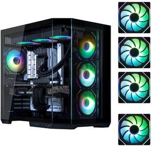 BitFenix T10 Dual Chamber PC Gaming Case Black 4ARGB