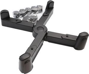 Mobile CPU Stand, Adjustable Width from 6 to 10 Inches, Computer Tower Desktop Holder with Lockable Caster Wheels