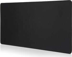 Large Extended Mouse Pad with Durable Stitched Edges, 31.50"x11.81"x0.12", Mouse Mat Desk Mat for Home and Office, Black Large Gaming Mousepad, Keyboard Mat with Non-Slip Rubber Base