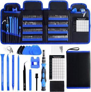 Aigrous Electronics Precision Screwdriver Sets 164-Piece with 144 Bits Magnetic Repair Tool Kit for iPhone, MacBook, Computer, Laptop, PC, Tablet, PS4, Xbox, Nintendo, Game Console