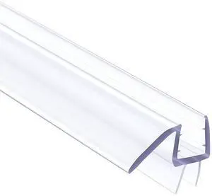 Oxelio 36" Shower Door Bottom Seal Strip for 3/8" (10mm) Glass  Ultra Clear Polycarbonate Shower Door Sweep, Single Pack