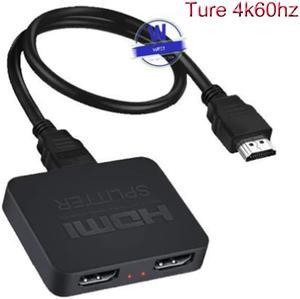 Hdmi 2.0 Distributor HDMI 1 to 2,HDMI 1 in 2 out 4K 60Hz hdcp2.2 Splitter