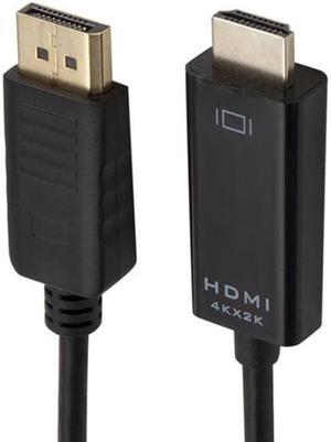 4K*2K Displayport DP to HDMI Adapter Cable,Laptop DP to HDMI HD Converter Cable 10 ft. - 4K / 30Hz