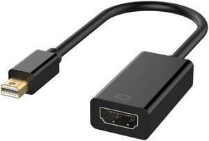 1080P HD Mini DisplayPort to HDMI Adapter, Mini DP to HDMI Cable Compatible with MacBook Air/Pro Dell PC Laptop