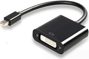 1080P MiniDP to DVI Adapter Cable Converter,Mini Displayport Thunderbolt Male to DVI Female hd Converter for Macbook