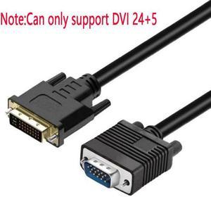 WPIT 1.5 Meters DVI (24+5) to VGA Cable Converter Video Adapter Cable 1080P